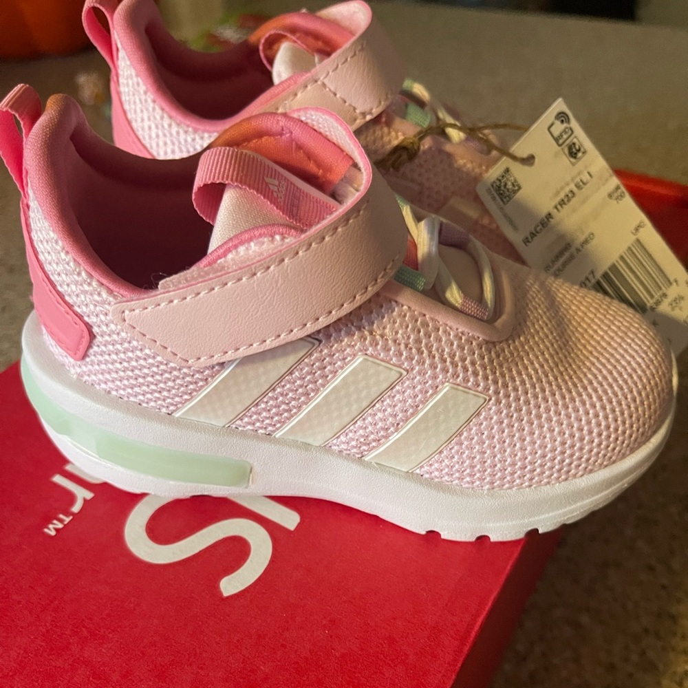 Adidas Toddler Girls TR23 Kids Pink Sneakers